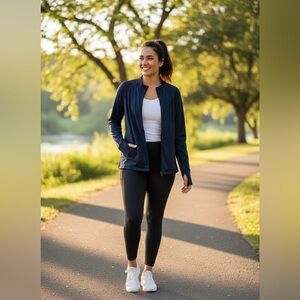 Zella Women's Dark Blue Perform Jacket